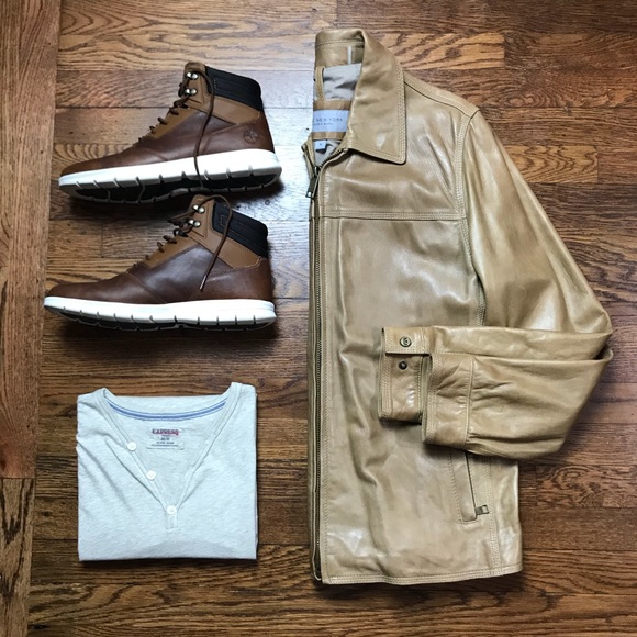 Marc New York Other - Marc New York Caramel Leather Jacket • SALE